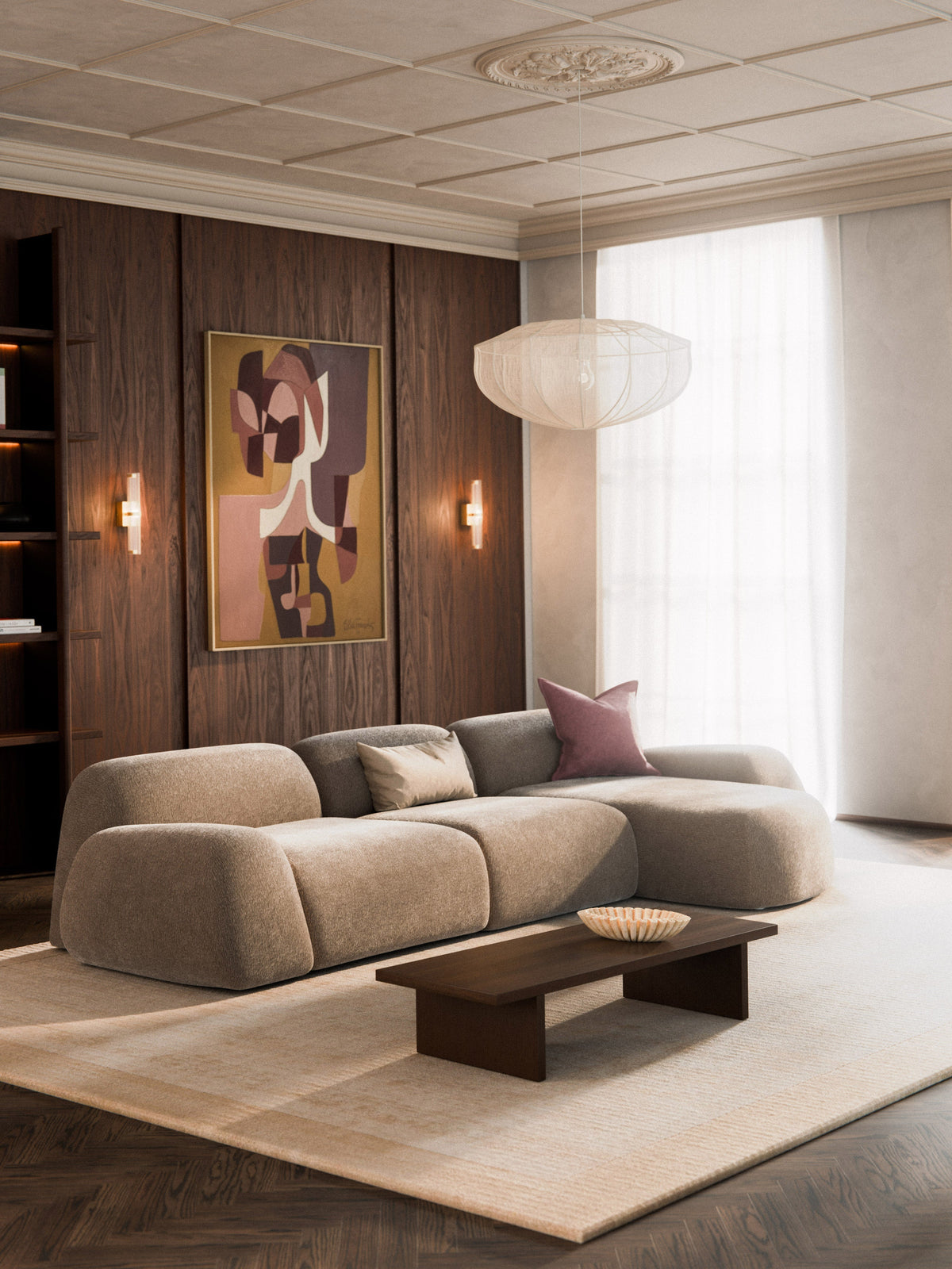 Wolskane Modular Teddy Corner Sofa (4-Seater)