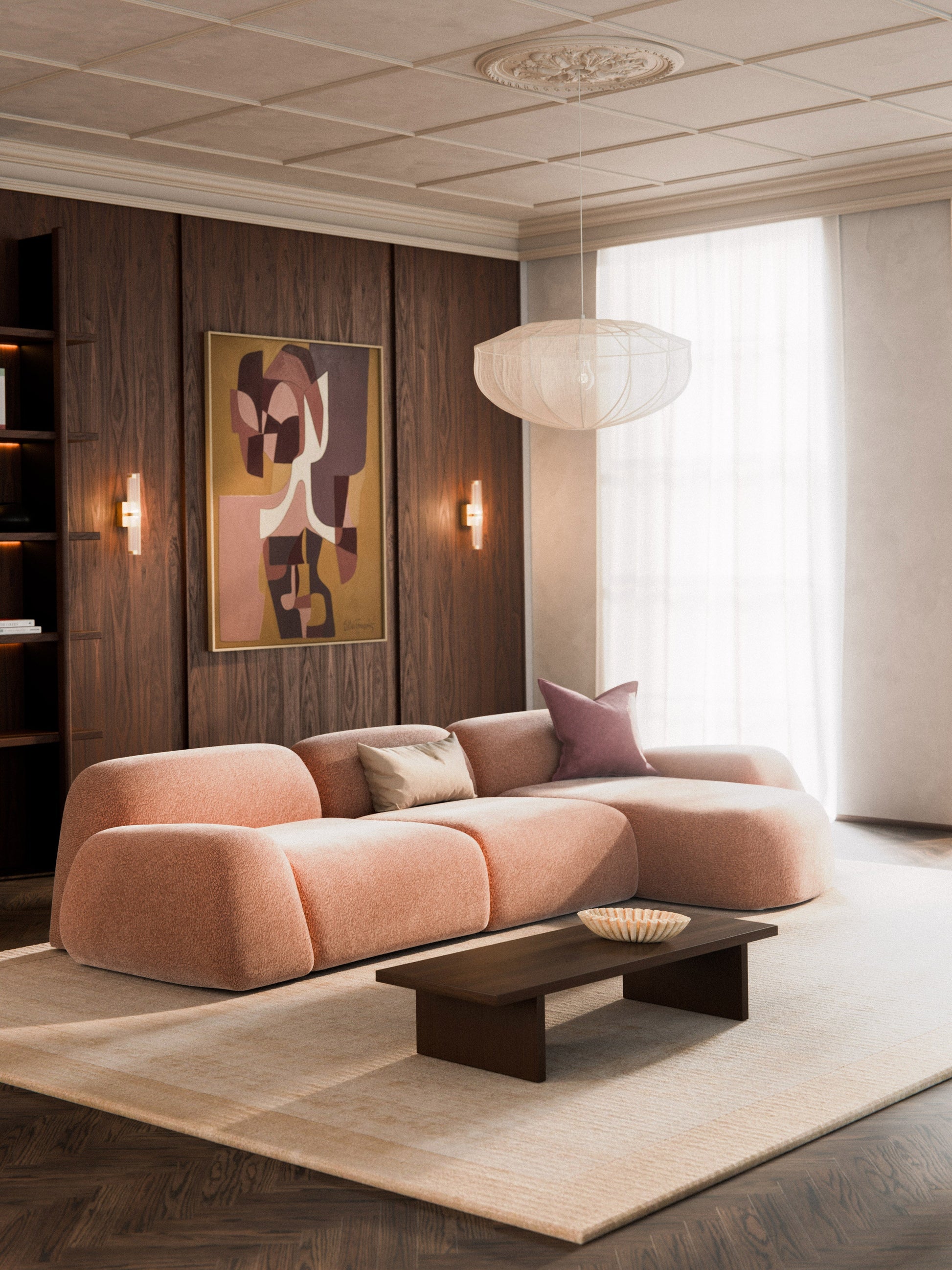 Wolskane Modular Teddy Corner Sofa (4-Seater)