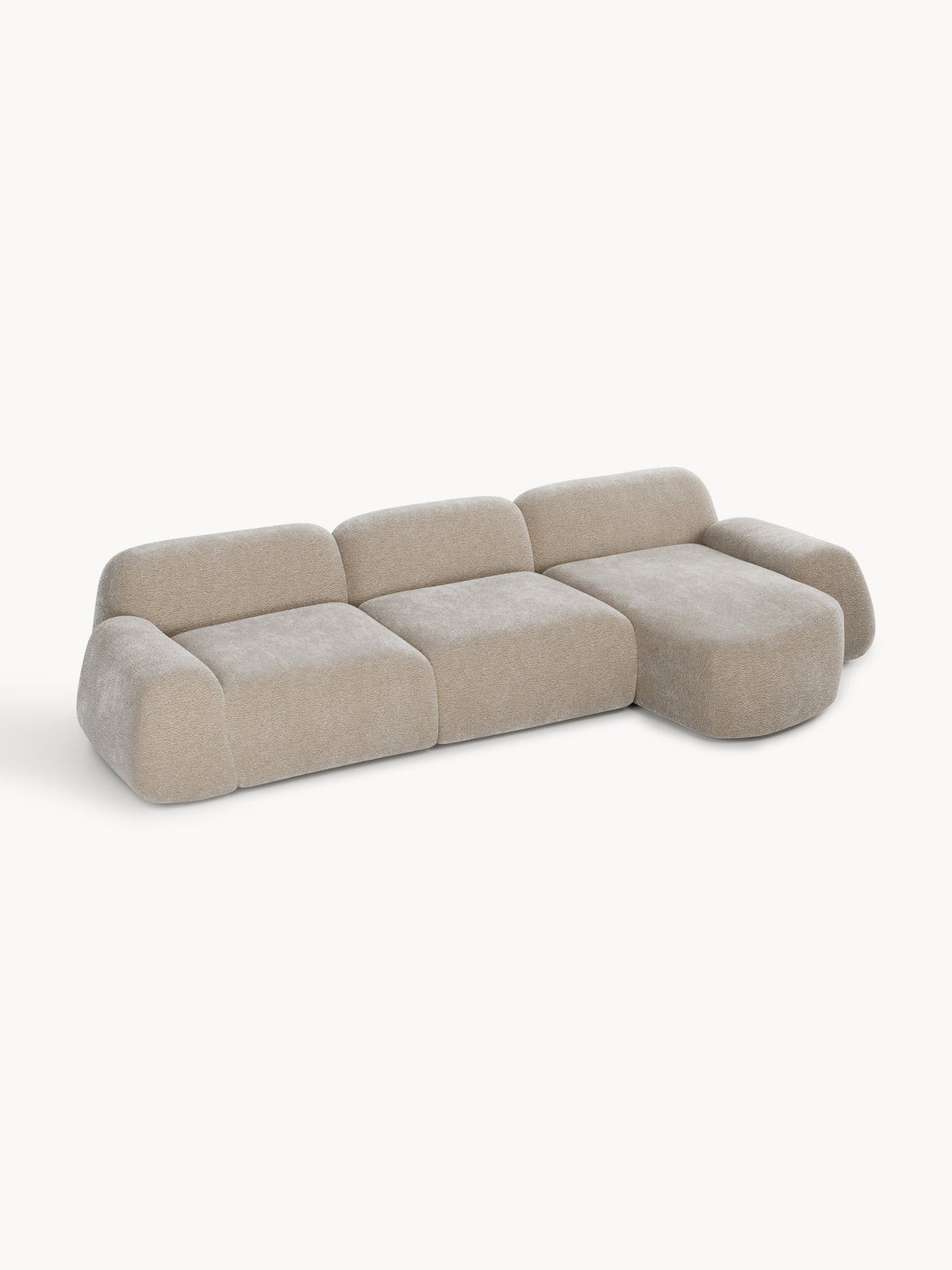 Wolskane Modular Teddy Corner Sofa (4-Seater)