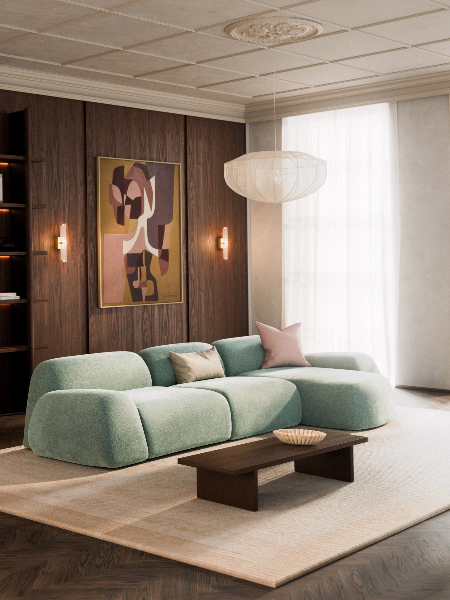 Wolskane Modular Teddy Corner Sofa (4-Seater)
