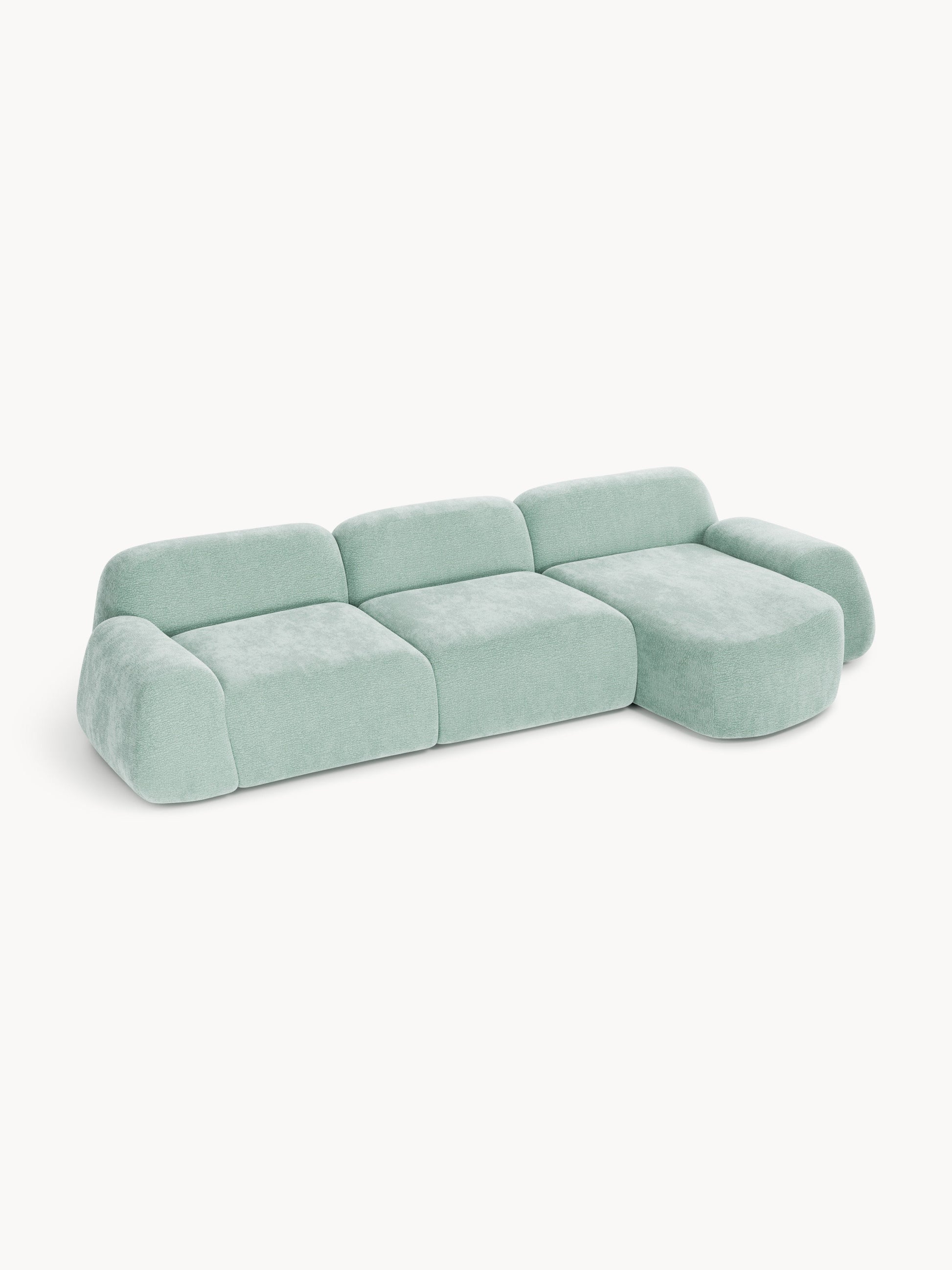 Wolskane Modular Teddy Corner Sofa (4-Seater)
