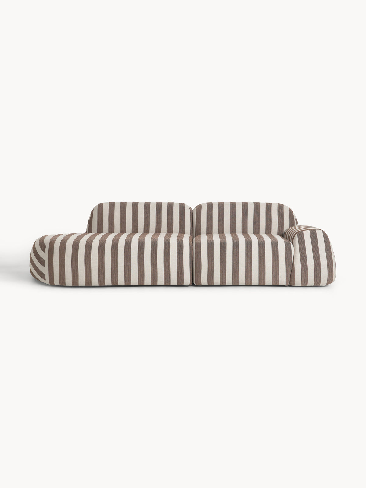 Wolskane Striped Modular Sofa (3-Seater)