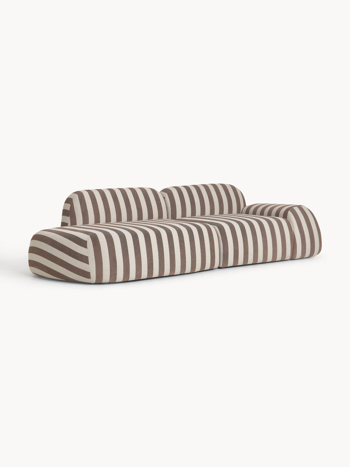 Wolskane Striped Modular Sofa (3-Seater)
