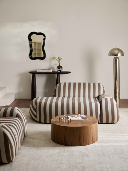 Wolskane Striped Sofa (2-Seater) with Chaise Longue