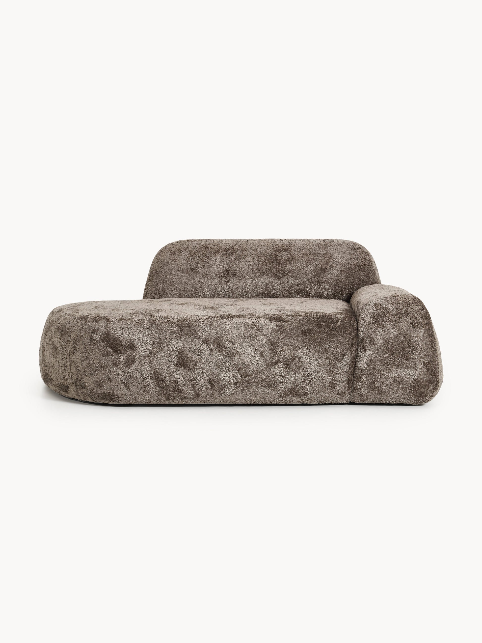 Wolskane Teddy Bouclé Sofa (2-Seater) with Chaise Longue