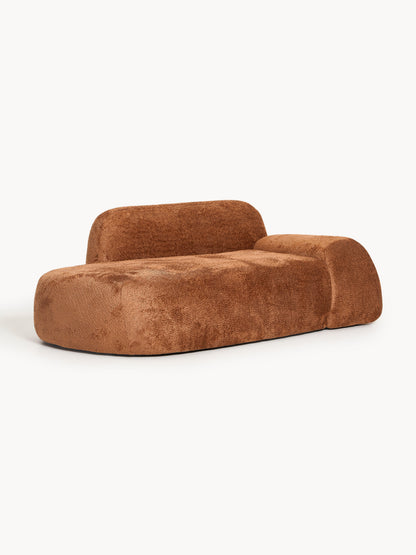 Wolskane Teddy Bouclé Sofa (2-Seater) with Chaise Longue