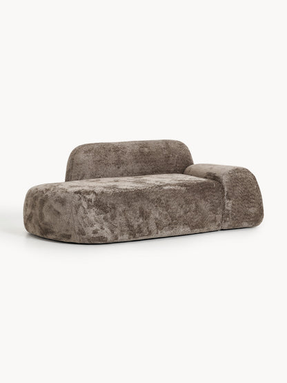 Wolskane Teddy Bouclé Sofa (2-Seater) with Chaise Longue