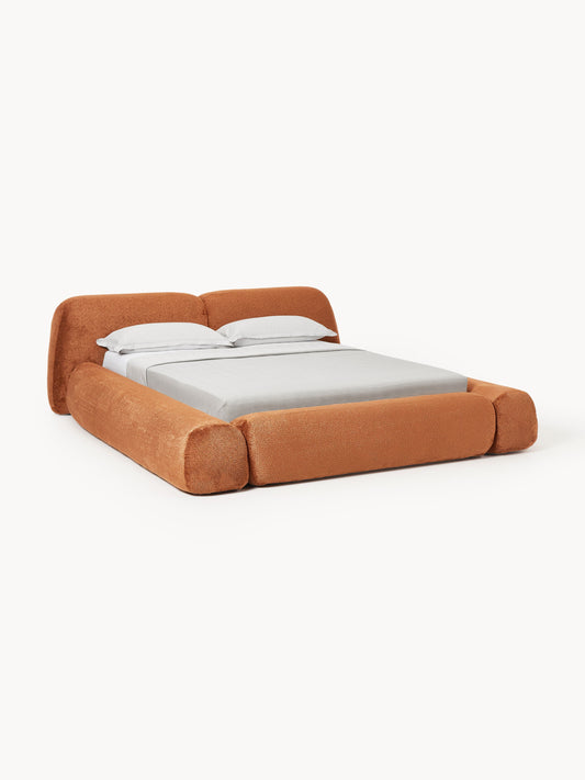 Wolskane Teddy Bouclé Upholstered Bed