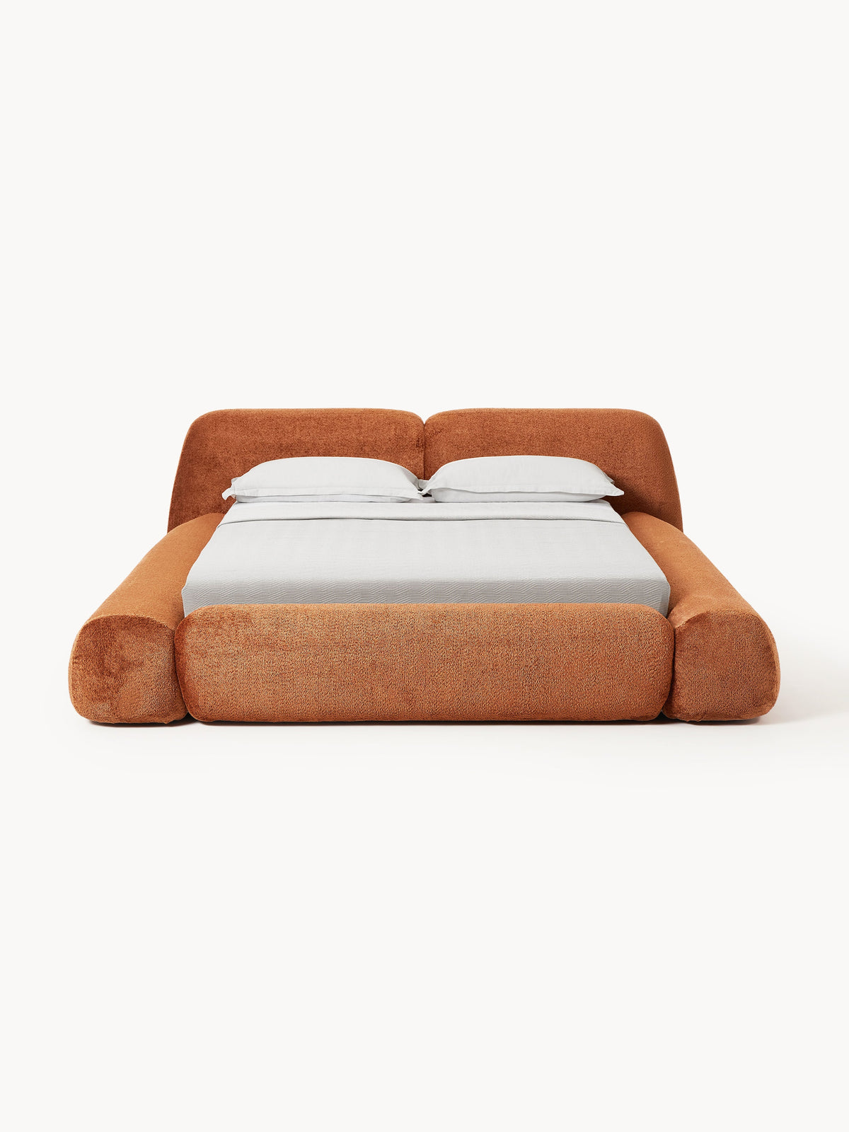 Wolskane Teddy Bouclé Upholstered Bed