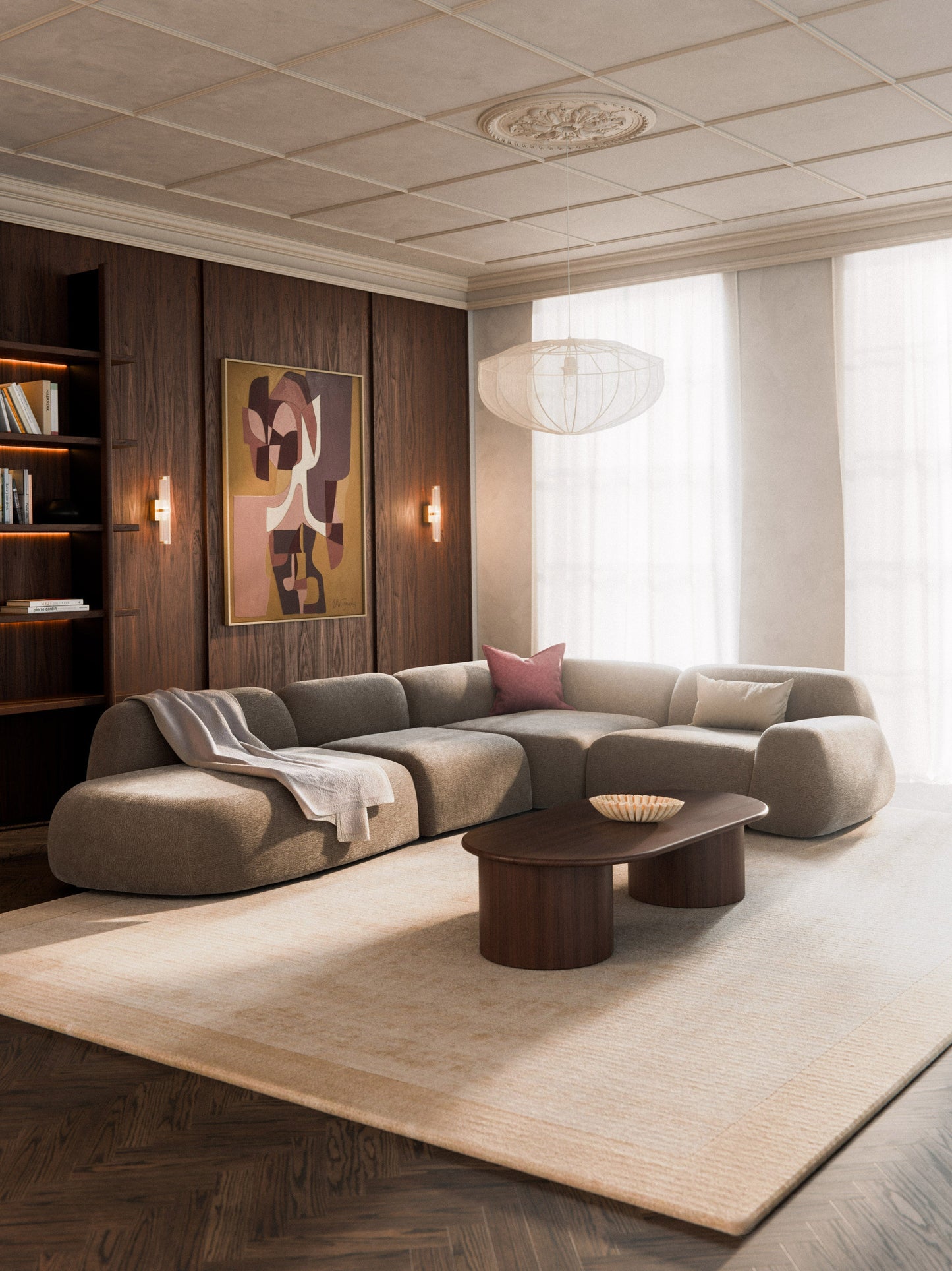 Wolskane XL Modular Corner Sofa with Chaise Longue